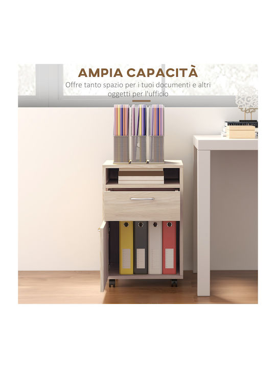 Συρταριέρα Γραφείου Ξύλινη Δρύς 40x35x60cm