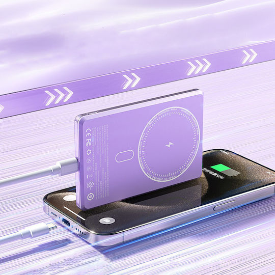WK WP-30 MagSafe Power Bank 5000mAh 20W Power Delivery Μαύρο