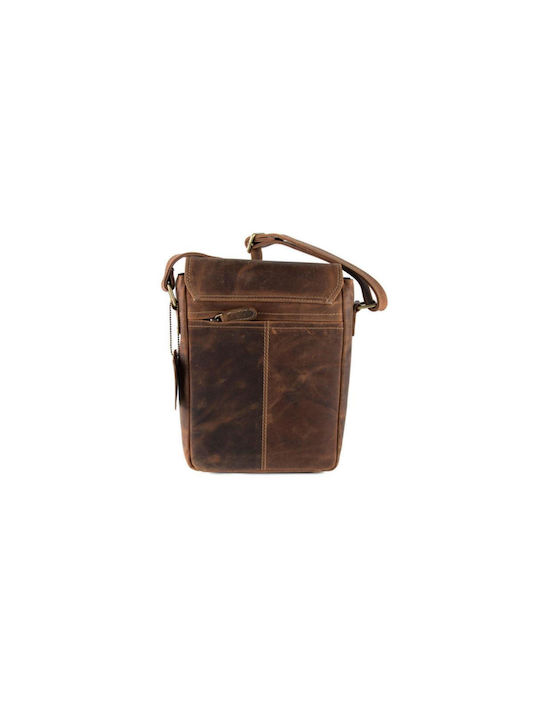 Leather Creations XK Leather Men's Bag Shoulder / Crossbody Tabac Brown