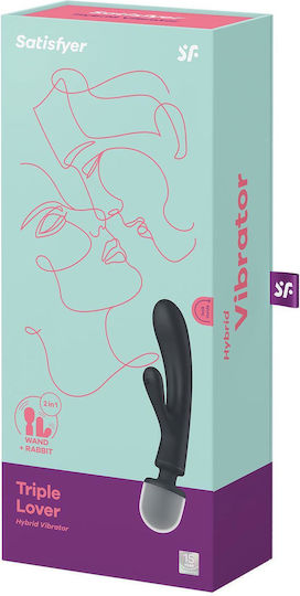 Satisfyer Triple Lover Vibrator G-Spot 2cm Gri