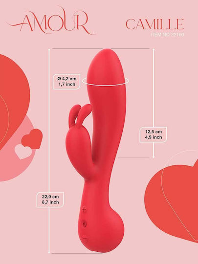 Dream Toys Vibe Mini Δονητής Rabbit Κόκκινος