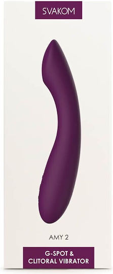 Svakom Amy 2 Vibrator G-Spot 17.4cm Purple