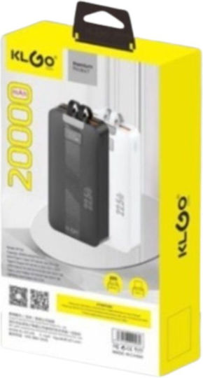 KLGO KP-29 Power Bank 20000mAh Μαύρο