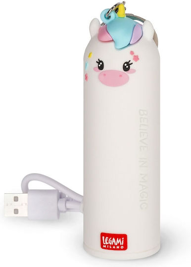 Legami Milano My Super Power 4800mAh with USB-A Port and USB-C Port Unicorn