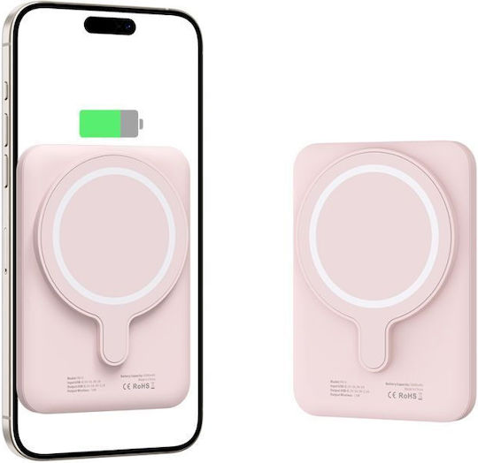 Tech-Protect PB10 LifeMag MagSafe Power Bank 5000mAh Ροζ