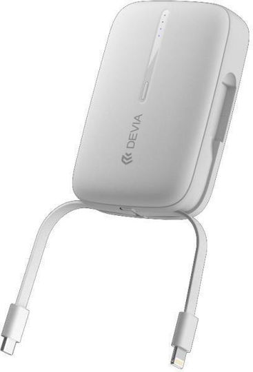 Devia Power Bank 10000mAh 10W Λευκό