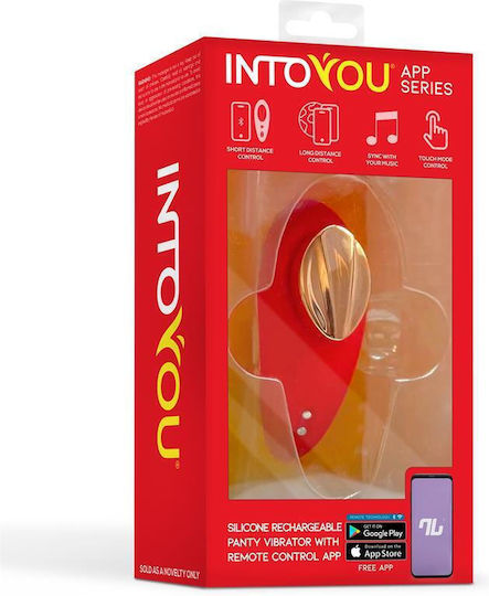 Vibrator for Couples with Remote Control Red