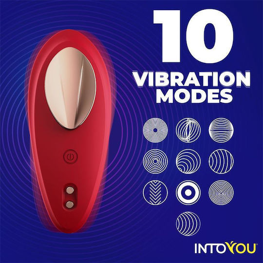 Vibrator for Couples with Remote Control Red