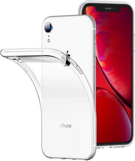 Slim Umschlag Rückseite Silikon 2mm Transparent (iPhone XR)