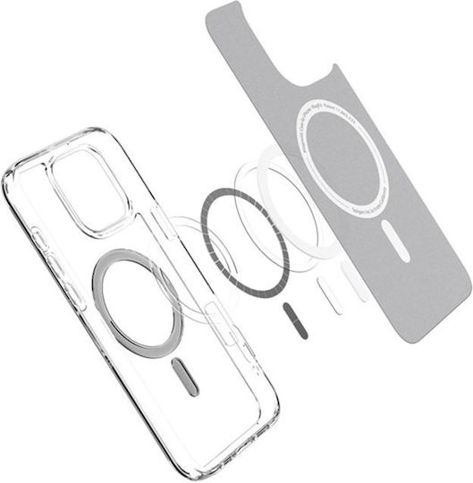 Spigen Ultra Hybrid MagFit Umschlag Rückseite Kunststoff 1.2mm Graphite (iPhone 17 Pro / iPhone 16 Pro)