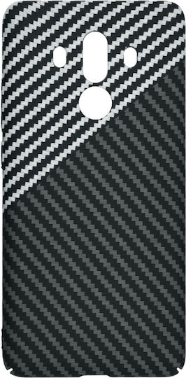 Techsuit Carbon Umschlag Rückseite Silikon Gray (Huawei Mate 10 Pro)
