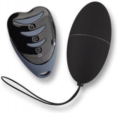 Adrien Lastic Alive Magic Egg 3.0 Vibrator Egg with Remote Control 7.5cm Black
