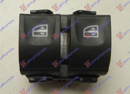 Prasco Car Window Switch for Dacia Logan White