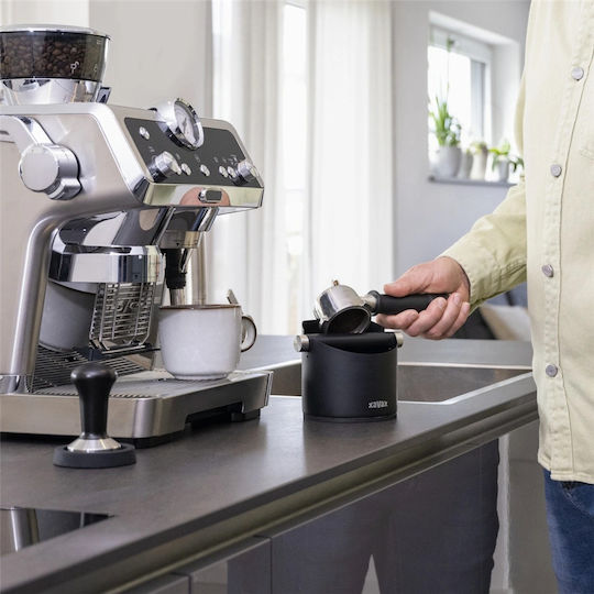 Recipient Cafea Xavax Barista 11x11.5 Cm Oțel Inoxidabil Negru