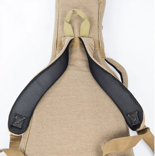 Vintage Waterproof Case Bass Padded Brown