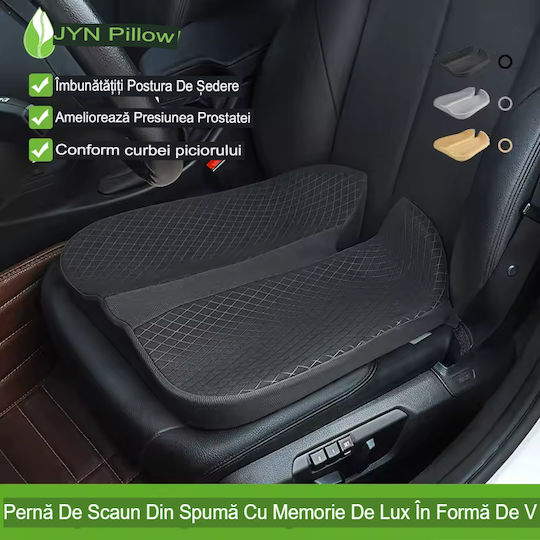 Pernă Ortopedică din Spumă cu Memorie 4D Qfc-060b Arvada Ergosupport Formă V Dimensiuni 43x45x13.5x7cm Husă Detasabilă Respirabilă Design Ergonomic Îmbunătățit Husă din Flanel