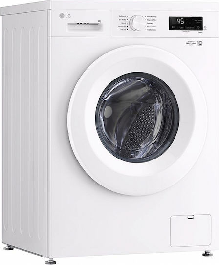 LG Πλυντήριο Ρούχων 9kg με Τεχνολογία Ατμού 1400 Στροφών 6 Motion F4X1009NWH