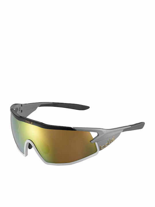 Bolle B-Rock Pro Ochelari de soare Μαύρα cu Cadru & Portocaliu Lentilă