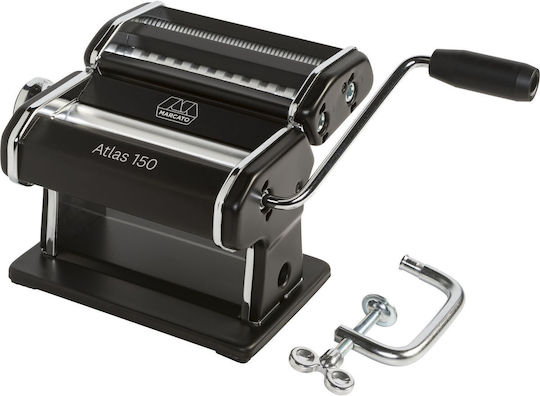 Marcato Atlas 150 Mașină pentru aluat/ paste Manual din oțel inoxidabil AT-150-NER-PB