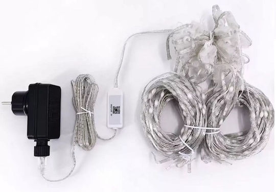 Смарт LED Лампички 1 м x 100 см RGB тип Завеса