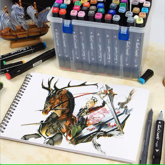 Marker Gestaltung von 1mm Set 80 Farben