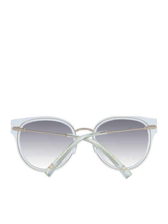 Ted Baker Women's Sunglasses with Transparent Frame and Gray Gradient Lens TB1659 575