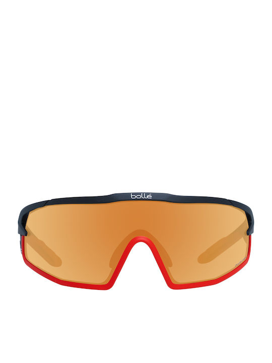 Bolle B-Rock Pro 119 Ochelari de soare Μαύρα cu Cadru & Portocaliu Lentilă