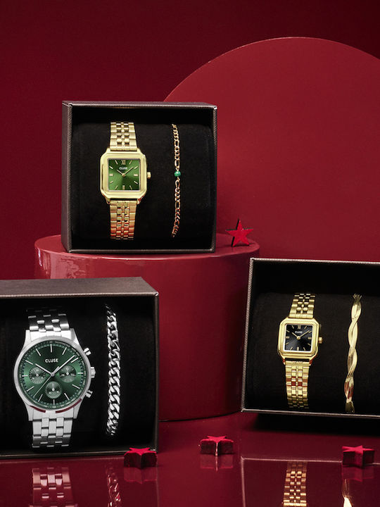 Cluse Gracieuse Women's Watch with Gold Metal Bracelet