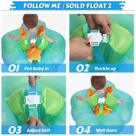 Schwimmtrainer Swimtrainer mit Sonnenschutz Blau