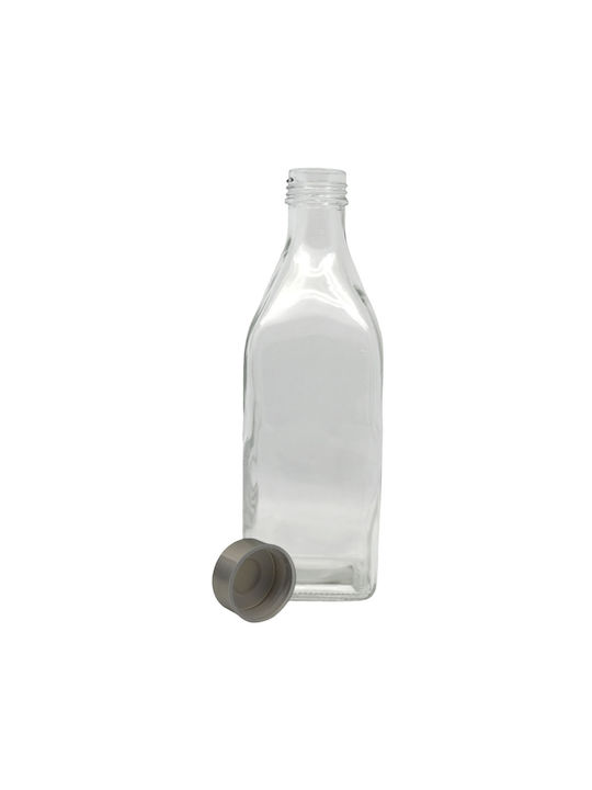 Ankor Bottle Water Glass with Screw Cap Transparent 1000ml