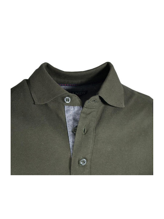 Polo Long Sleeve Blouse Khaki