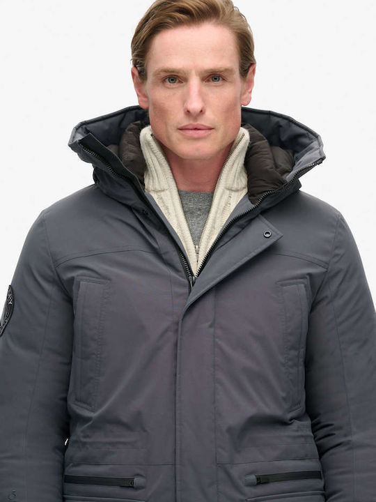 Superdry 'd3 Ovin City' Jacket Parka Gray