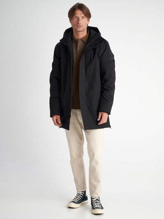 Winter Jacke Parka Schwarz