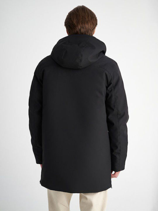 Winter Jacke Parka Schwarz