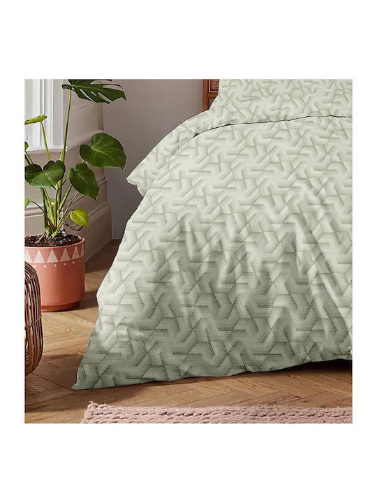 Cokitex Duvet Cover Flannel Double 200x250 Vento Olive