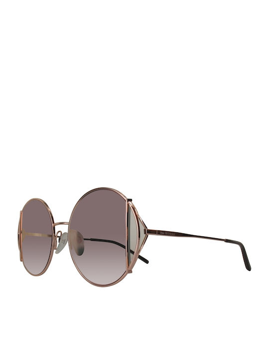Ana Hickmann Women's Sunglasses with Rose Gold Metal Frame AH3192 04D
