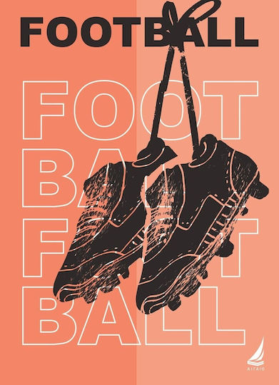 Ekdoseis Aigaio Spiral Caiet Cu dungi A4 30 de Foi 2 de Subiecte Football 1buc