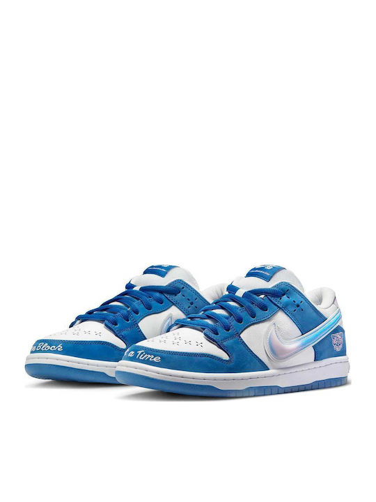 SB Dunk Low Born X Raised Sneakers Blue
