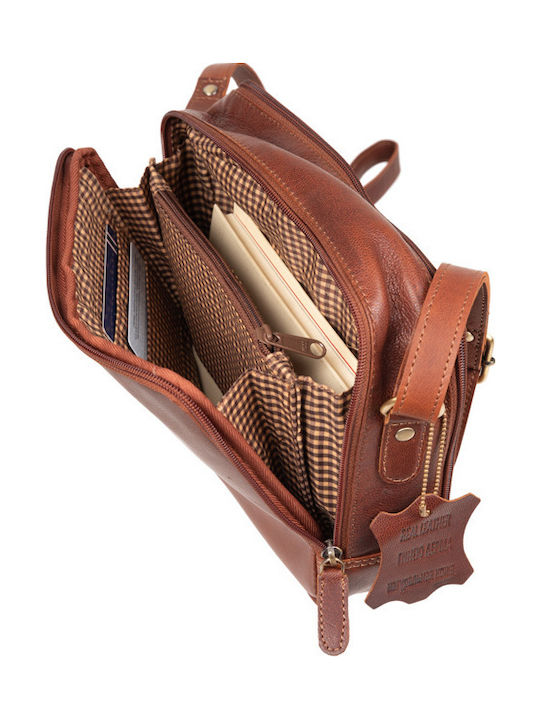 Leather Men's Bag Shoulder / Crossbody Brown