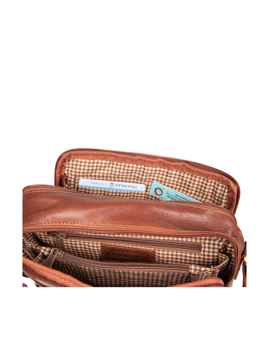 Leather Men's Bag Shoulder / Crossbody Brown