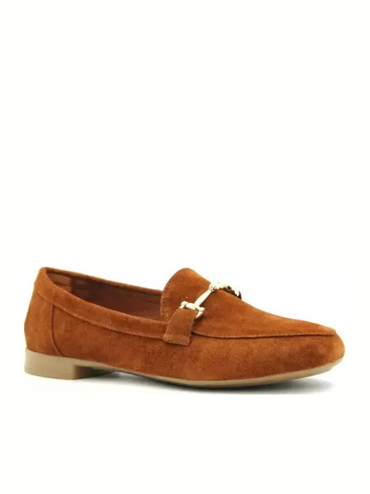 Γυναικεία Loafers σε Καφέ Χρώμα