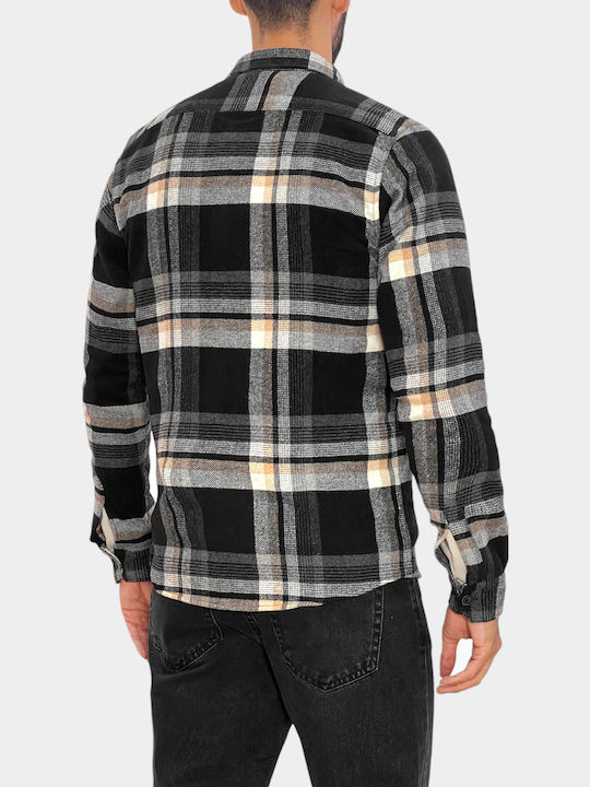 Long Sleeve Overshirt Black