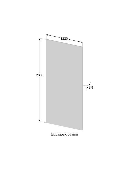 3D Wandpaneele aus PVC Onyx aus PVC Beiges 280x122cm