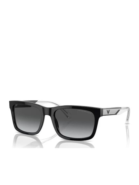 Emporio Armani Слънчеви Очила Черни с Пластмасова Рамка