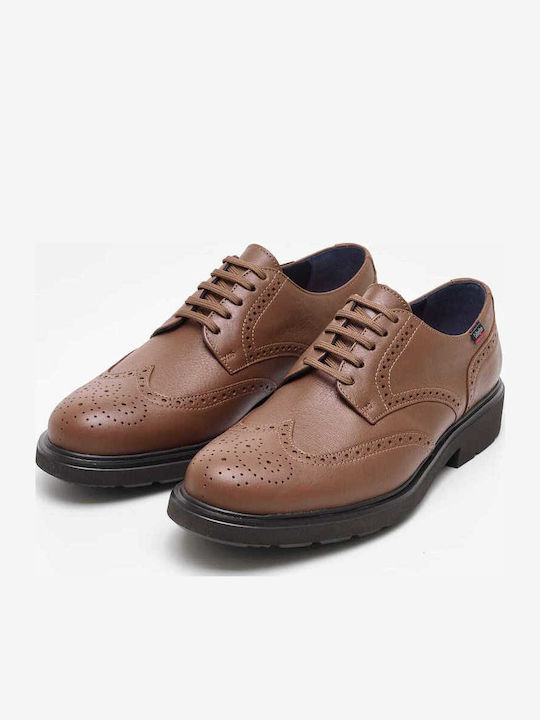 Men's Leather Oxfords Tabac Brown