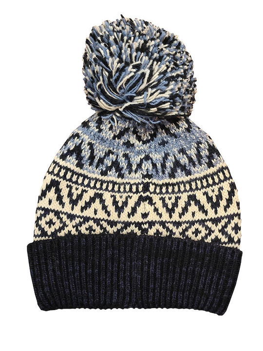 Beanie Γυναικείος Σκούφος Πλεκτός σε Εκρού χρώμα