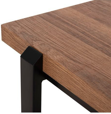 Rectangular Coffee Table Shaben Wooden Sonoma / Black L120xW60xH46cm.