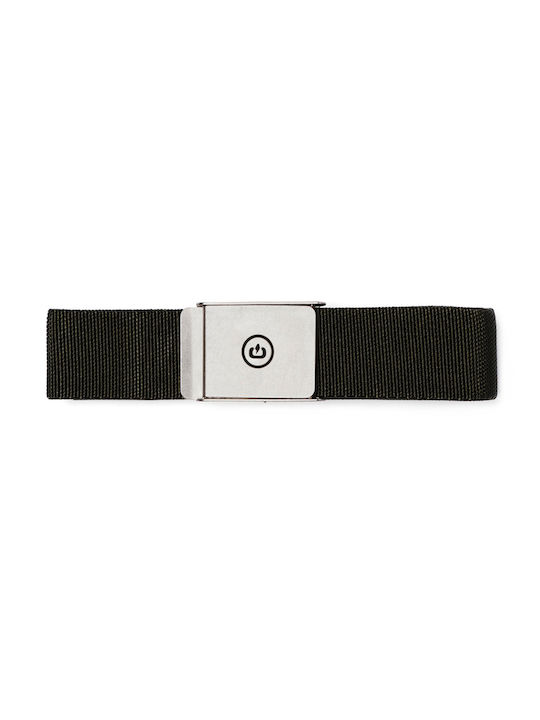 Men's Belt Fabric Webbing Belt Khaki