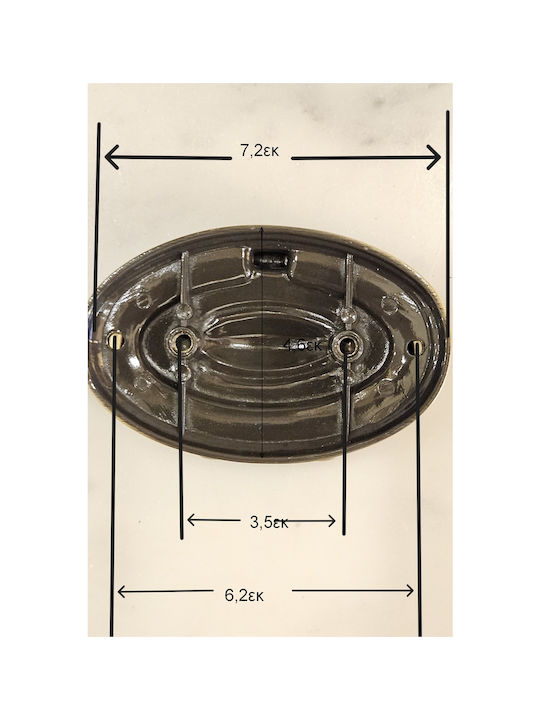 La Belle Maison Knob Furniture made of Metallic Oxyde 46mm Δ9465 1pcs