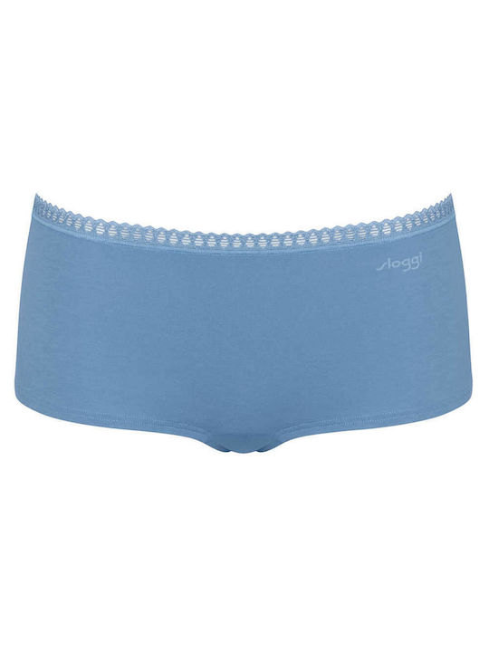Βαμβακερά Women's Boxer 3Pack with Lace Blue